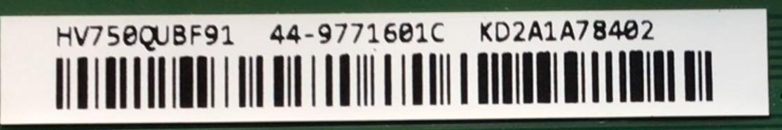 KIT DE TARJETAS PARA TV INSIGNIA / MAIN XLCB02K097 / 715GA715-M01-B00-005K / FUENTE PLTVLTA01XAG3 / 715GA866-P02-000-003S / T-CON 44-9771601C / 47_6021332 / HV750QUBF91 / PANEL TPT750WR-QUBF91.K REV:S9WPAV / DISPLAY HV750QUB-F91 / MODELO NS-75F301NA22 - Imagen 2